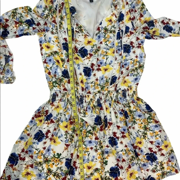 Banana Republic Floral Cinched Waist Dress - Picture 12 of 13